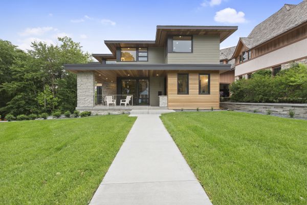 Modern Landscaping in Spring