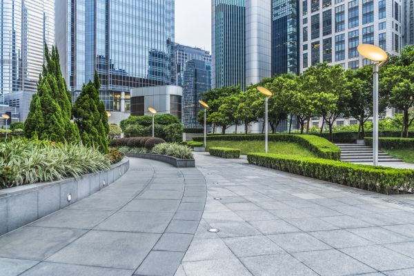 Commercial Hardscaping in Spring