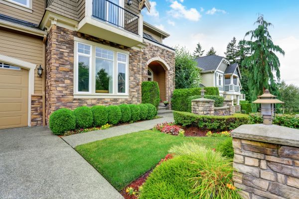 Residential Landscaping in Spring