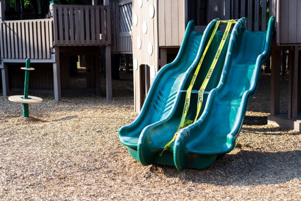 Play Area Mulch Installation in Spring