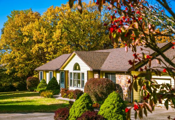 Ranch Landscaping in Spring
