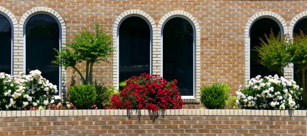 Church Landscaping in Spring